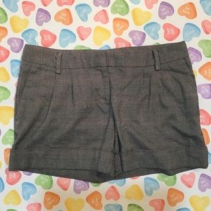 Express Women’s Black & Grey Red Plaid Shorts